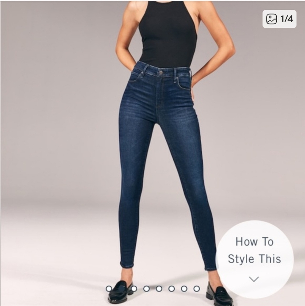 Abercrombie & Fitch Simone High Rise Super Skinny Jeans